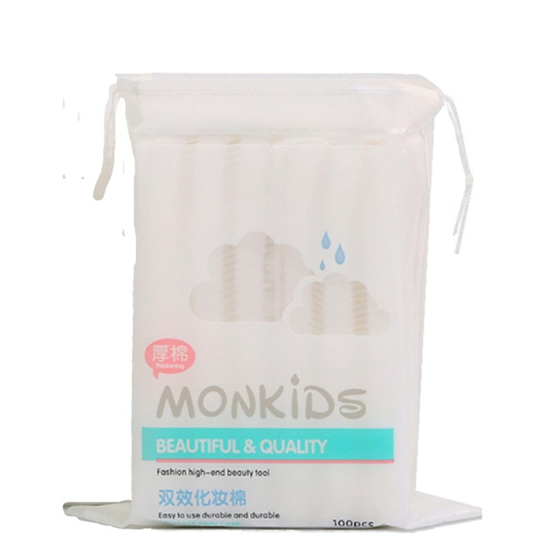 Bông tẩy trang monkids loại 100 miếng -bb247
