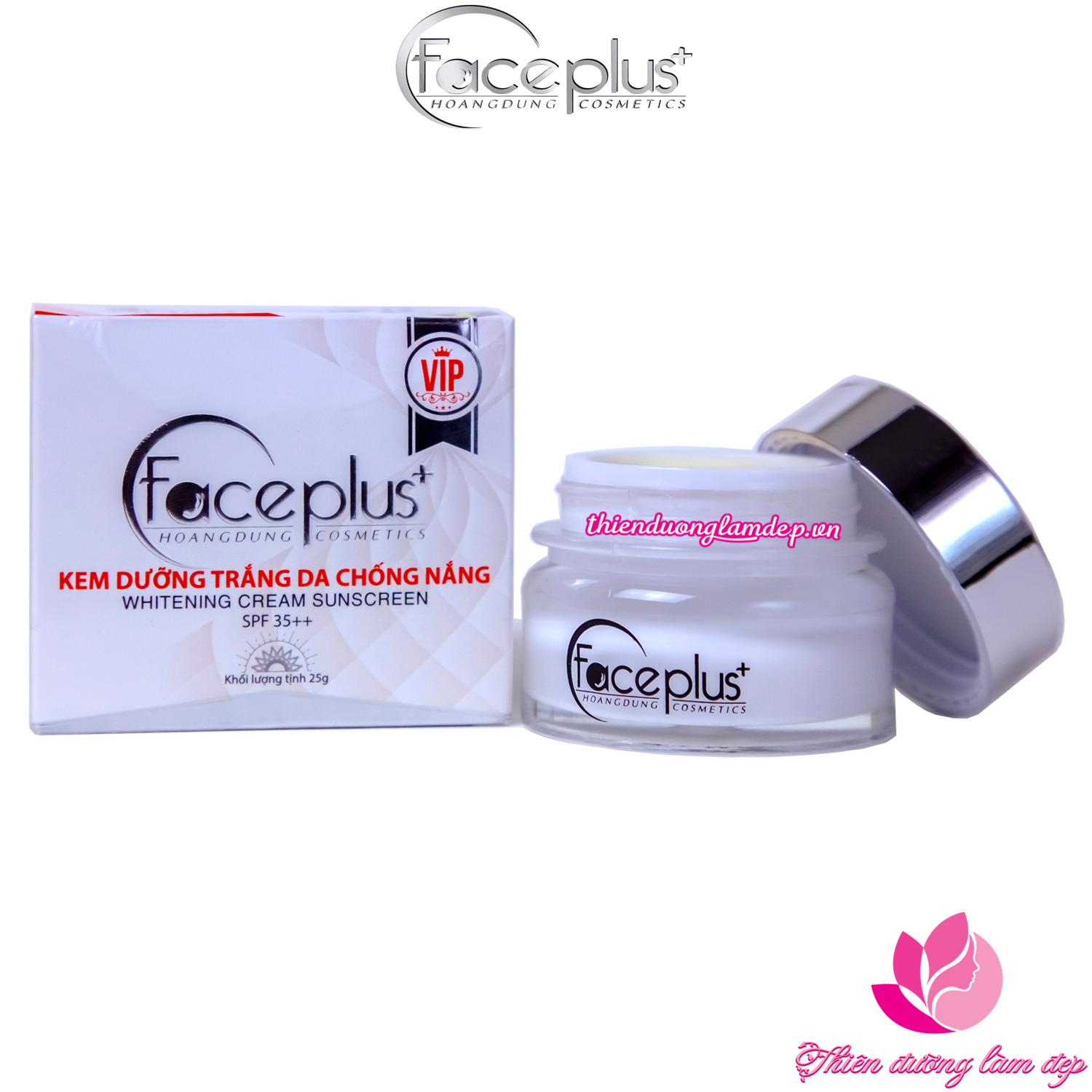 Kem dưỡng trắng da - Chống nắng 25g FacePlus+