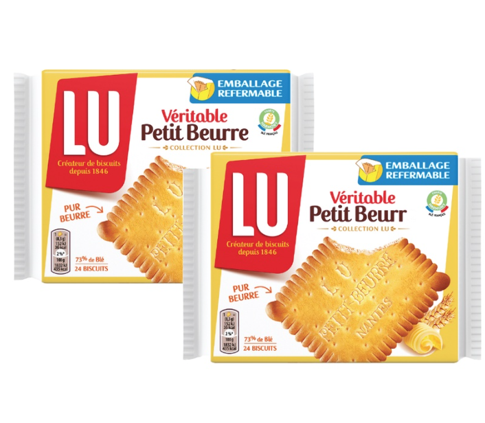 Bánh quy bơ LU Veritable Petit Beurre 24cái 200g- Thuỵ Sĩ
