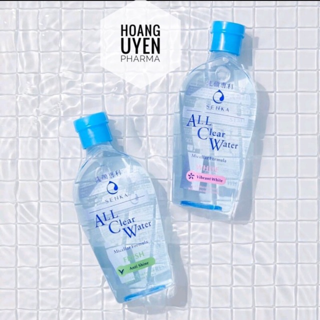 Tẩy trang senka - dưỡng trắng / hồng 230ml