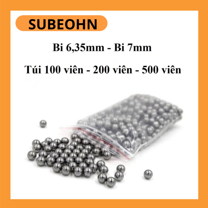 1Kg Bi trục xe - bằng sắt - loại 7mm- bóng tròn đều không lo rỉ sét