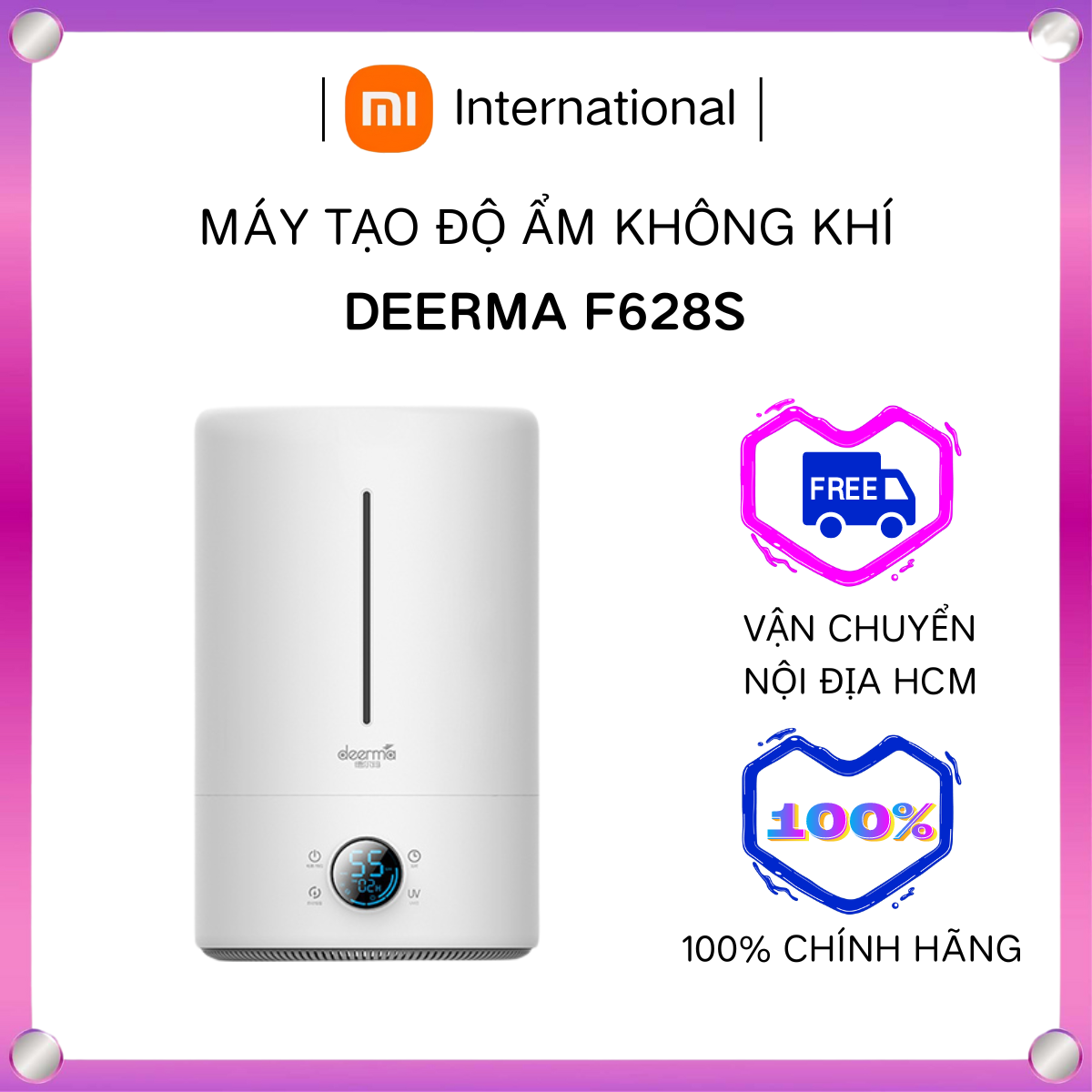 Deerma Máy tạo độ ẩm không khí Deerma 5L DEM F628S - Máy phun sương-Xiaomi International