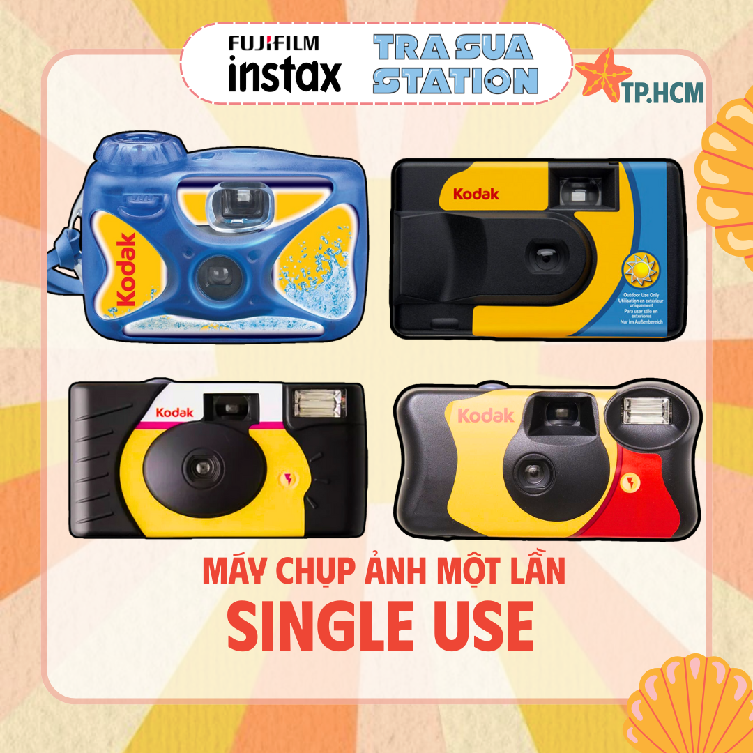Máy ảnh film Kodak single use - máy ảnh chụp một lần - Funsaver - Power Flash - Máy chụp dưới nước