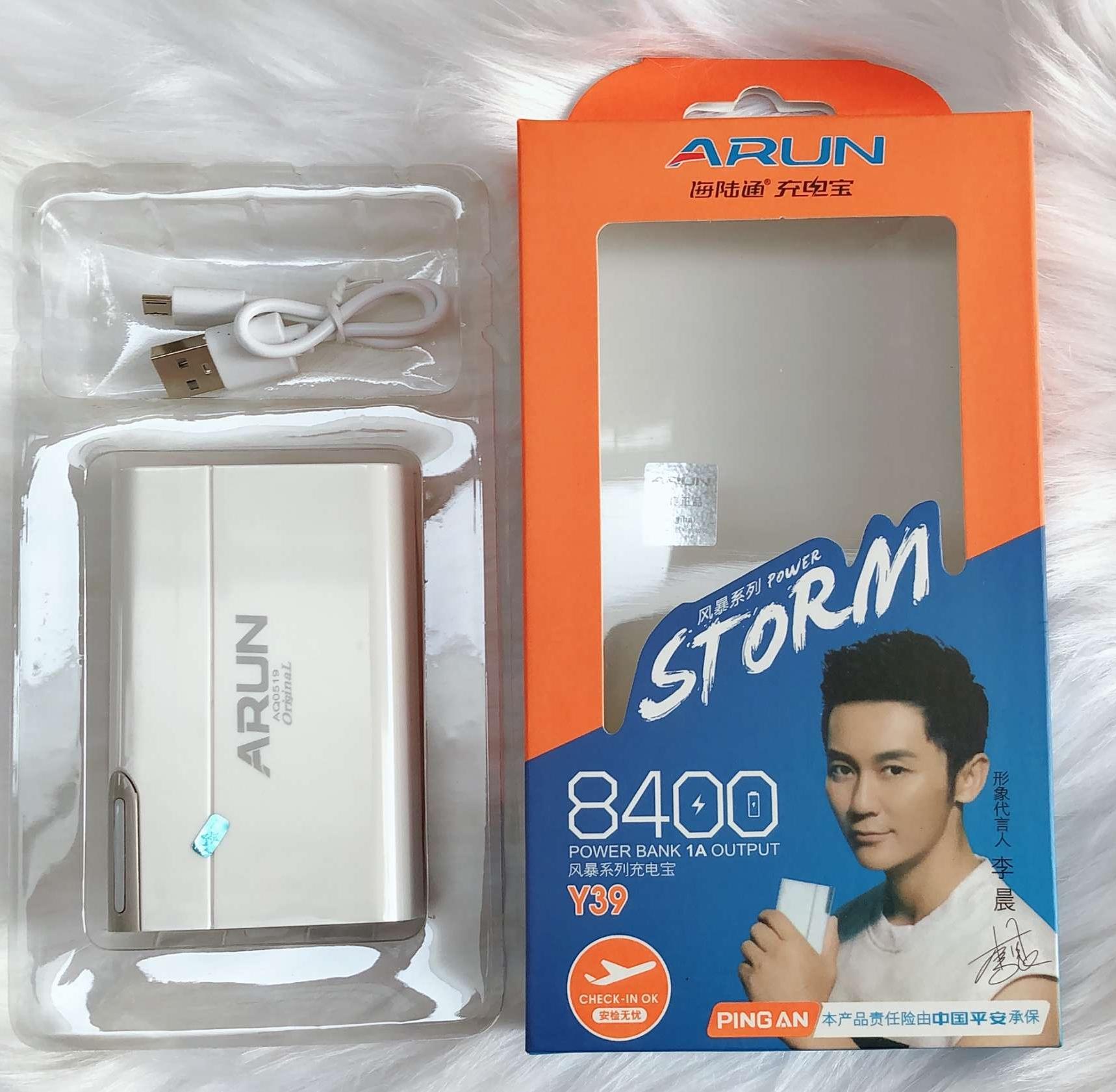 Pin sạc dự phòng arun 8.400 mah