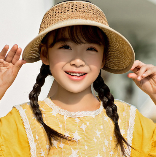 Mũ chống nắng chống uv nửa đầu thời trang cho bé, nón chống nắng cho bé yêu, mũ rộng vành chống nắng cho bé