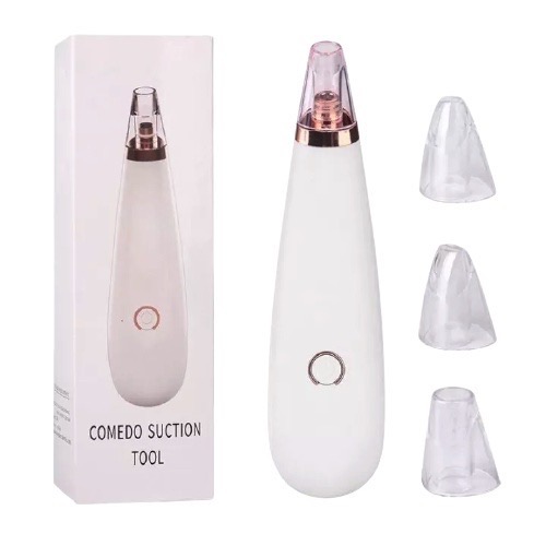 Máy hút mụn cầm tay mini, máy hút mụn 3 đầu hút, máy hút mụn cám