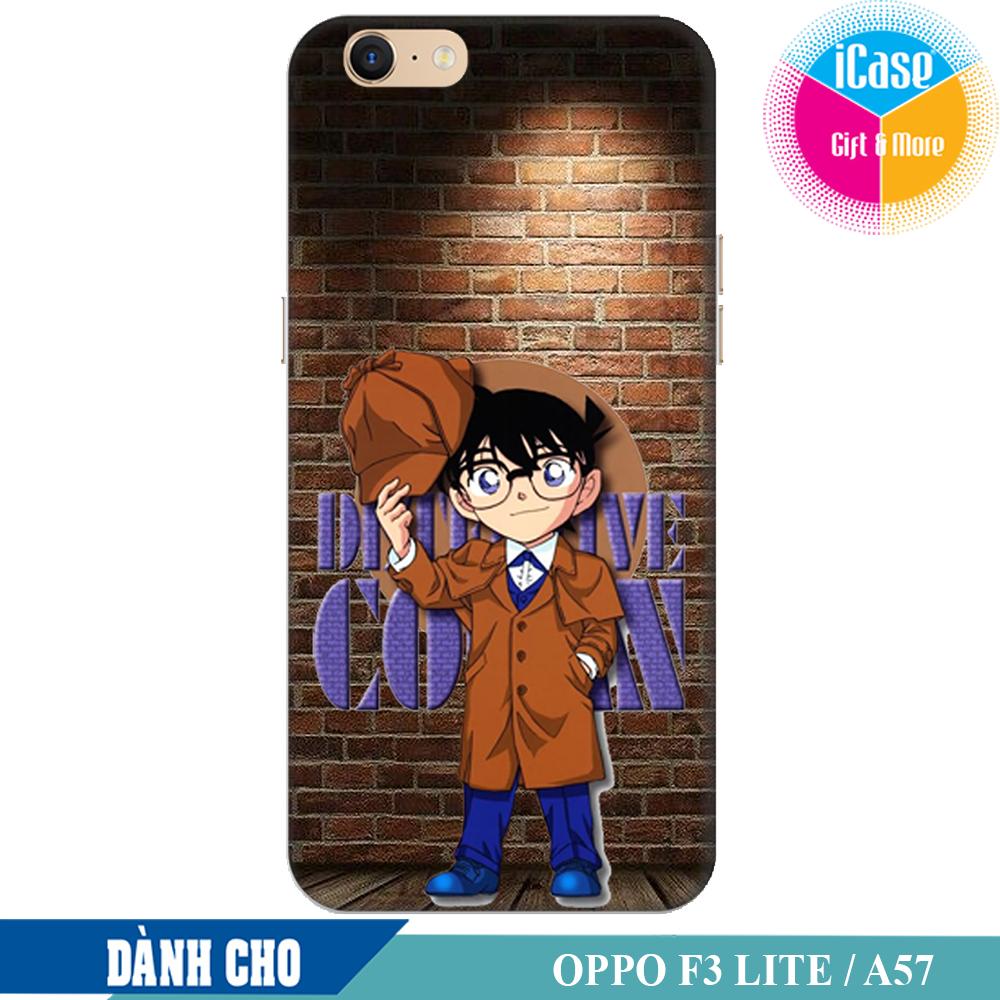 Ốp lưng nhựa dẻo dành cho Oppo F3 Lite in hình Conan Detective