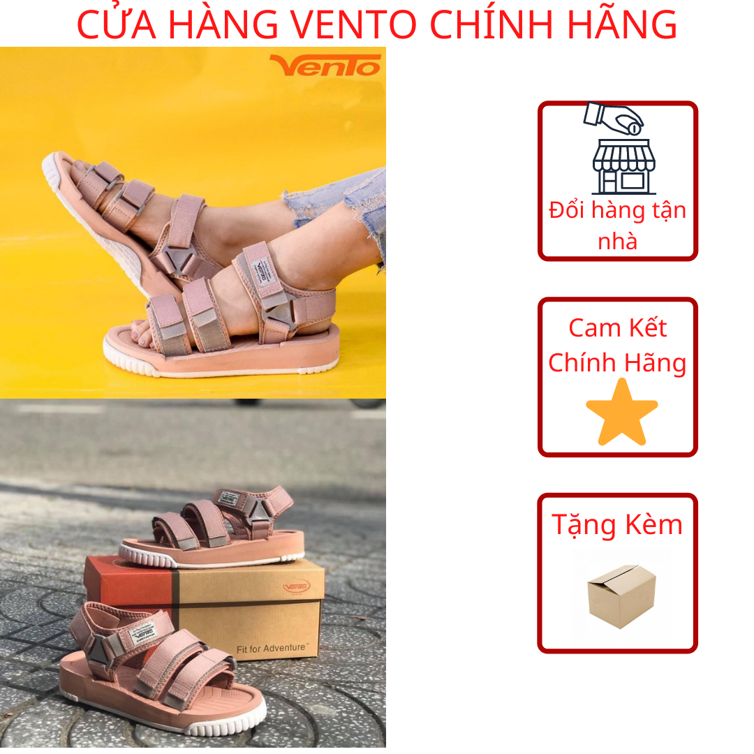 [HCM]Dép sandal nam cao cấp xuất khẩu thời trang thương hiệu Vento  NV9801 Giày Xăng Đan Nam Thể Thao