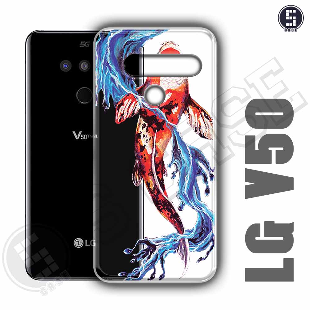 Ốp điện thoại lg v50 hình cá chép nhật a1100-2182