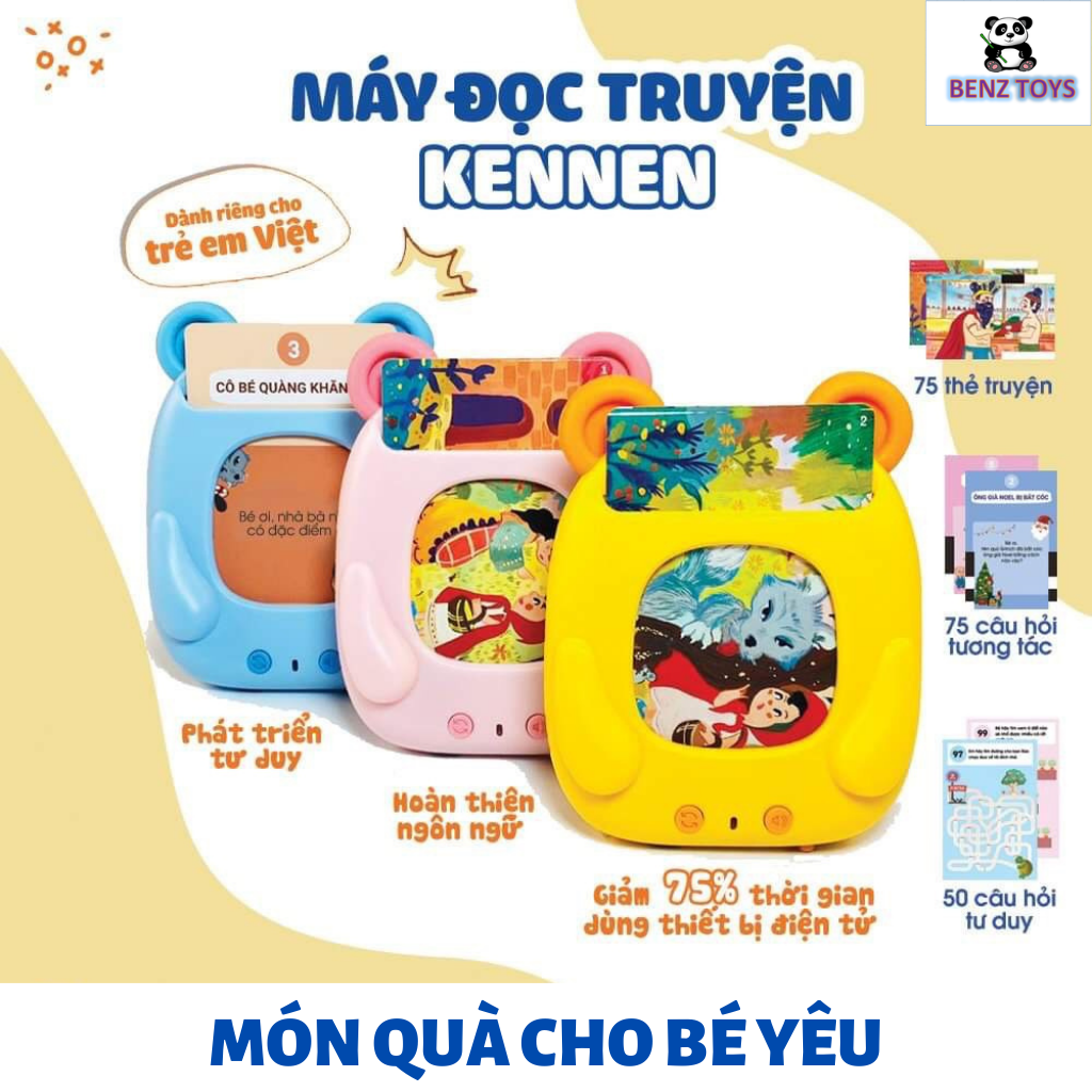 Máy đọc truyện tranh tư duy kennen máy đọc thẻ thông minh phát triển ngôn ngữ cho bé