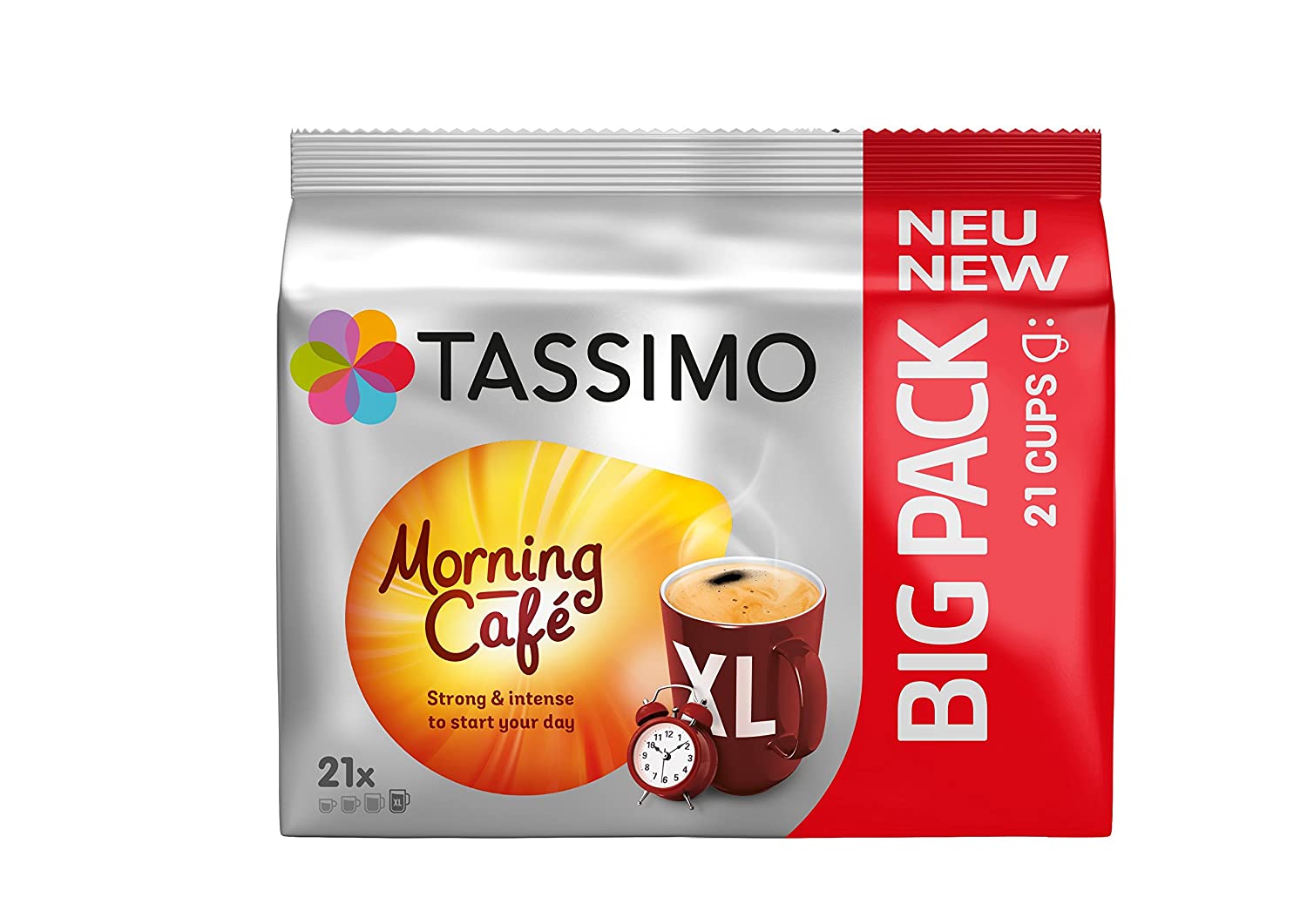 Cà phê viên nén tassimo morning xl, date 1-2024