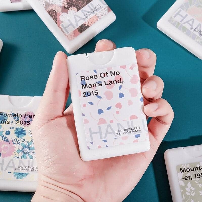 Nước Hoa Nữ Dạng Xịt Hanlu Card Perfume 20ml , Nước Hoa Cao Cấp Bỏ Túi Siêu Thơm Và Tiện Lợi