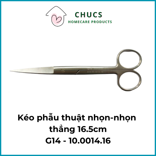 Kéo phẫu thuật standard hilbro g14 pakistan 14.5 - 16cm