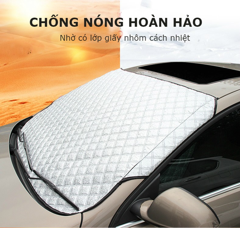 Tấm chắn nắng kính lái, cách nhiệt chống nắng hiệu quả cho ô tô xe hơi - amuscar shop