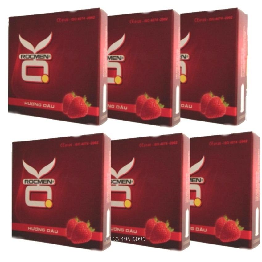 Combo 6 hộp Bao cao su OKcrocmen dau 18 chiếc