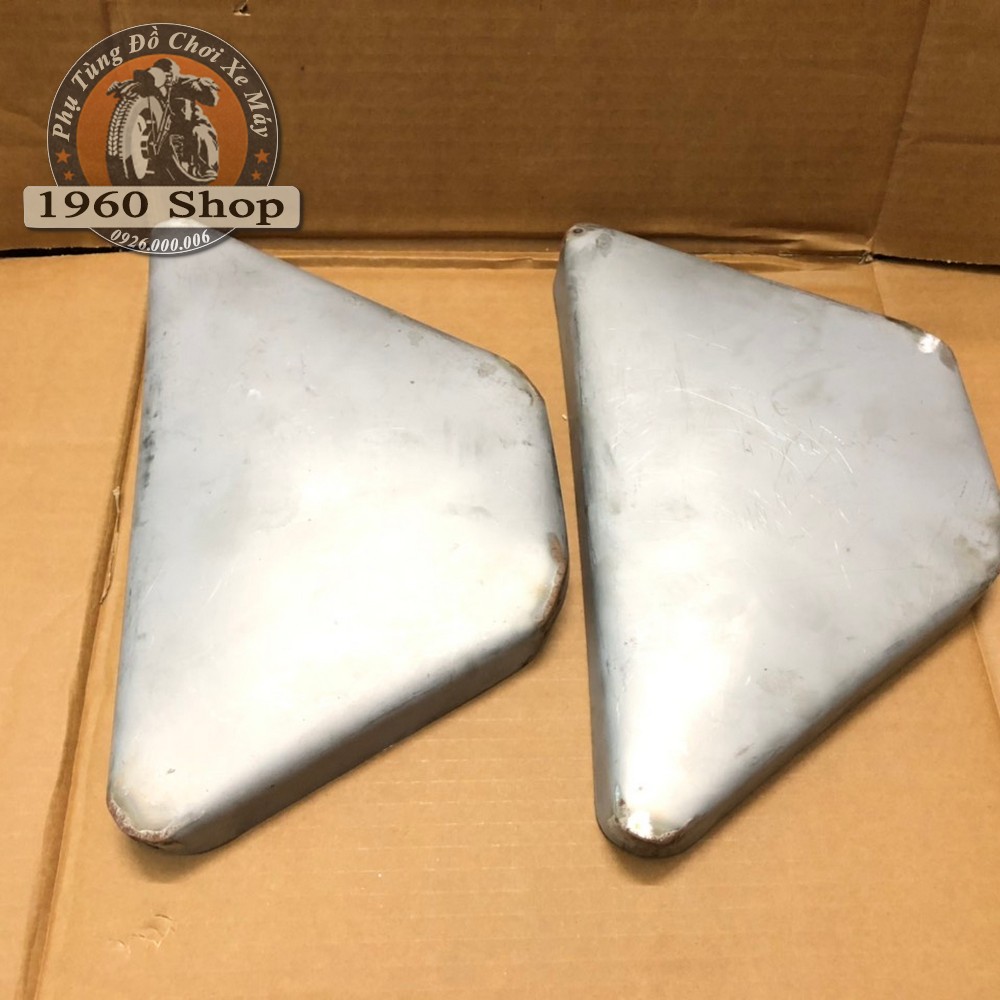 cốp su gn gò độ mộc chất liệu sắt dày dặn phù hợp độ dòng xe su gn 125 Cafe Racer Tracker Win 67(1 cặp)