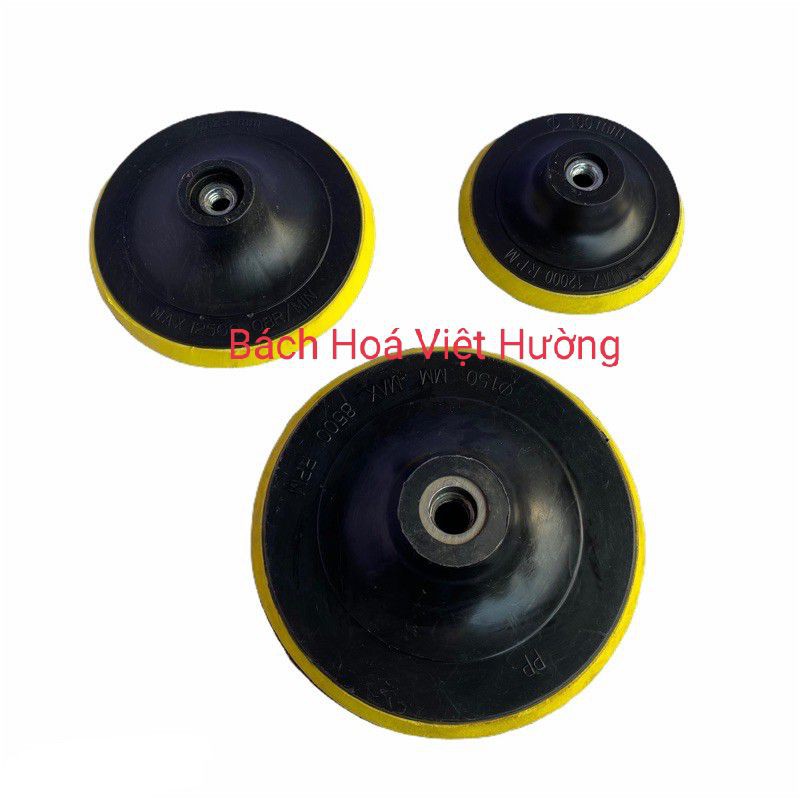 Đế chà nhám tròn đủ size 100mm, 125mm, 180mm giá rẻ tiện dụng
