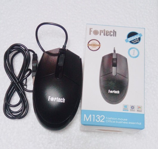Chuột quang fortech m132 có dây siêu nhạy bh 12 tháng giá rẻ