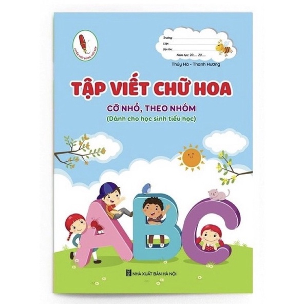 Vở tập viết chữ hoa