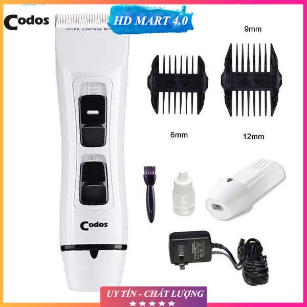 Tông đơ cắt tóc loại tốt, tông đơ, máy cắt tóc, máy cắt tóc tăng đơ, tông đơ mini, may cat toc nam, codos, tông đơ codos T6, tăng đơ cắt tóc cosdos T6, máy khỏe lưỡi thép chống gỉ, thiết kế tinh tế - BH 12 tháng