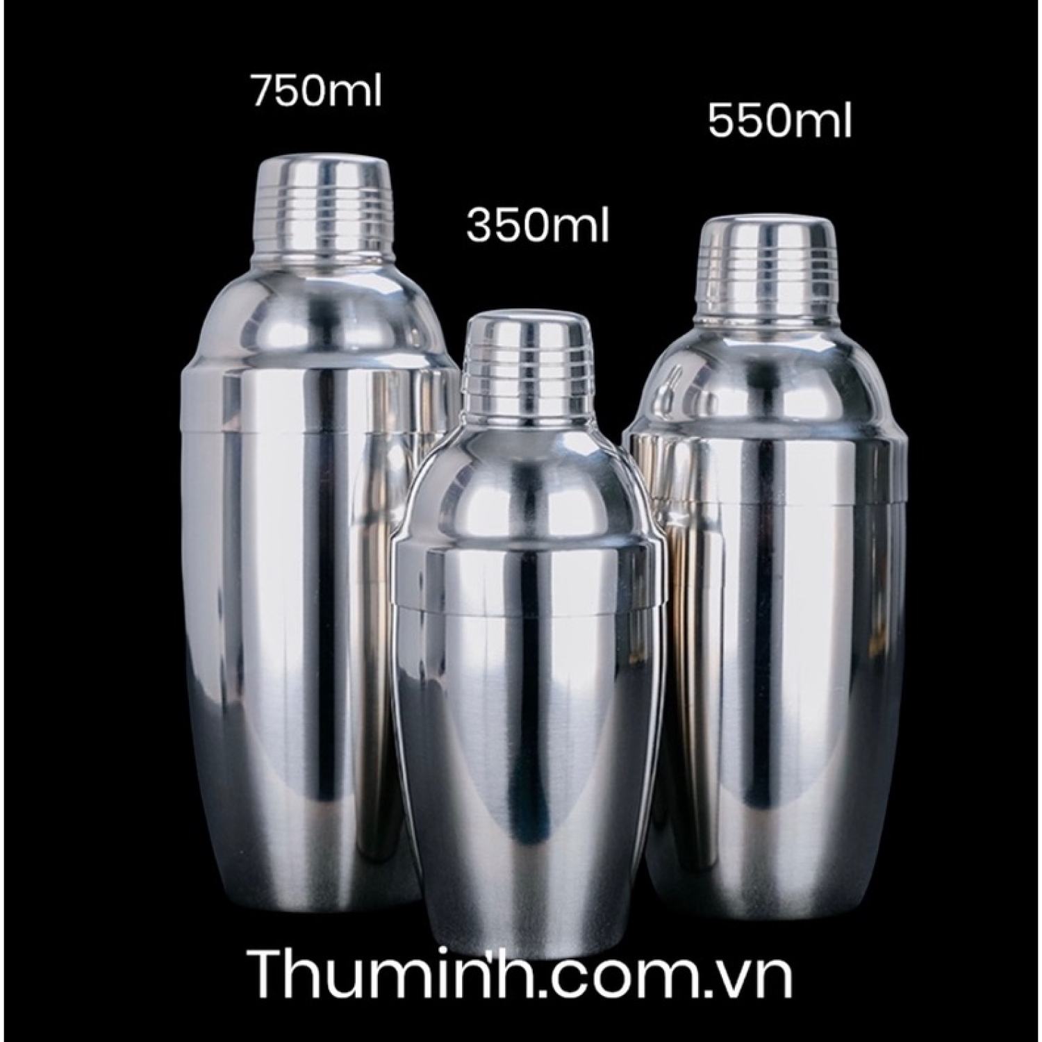 Bình lắc shaker pha chế 100% inox