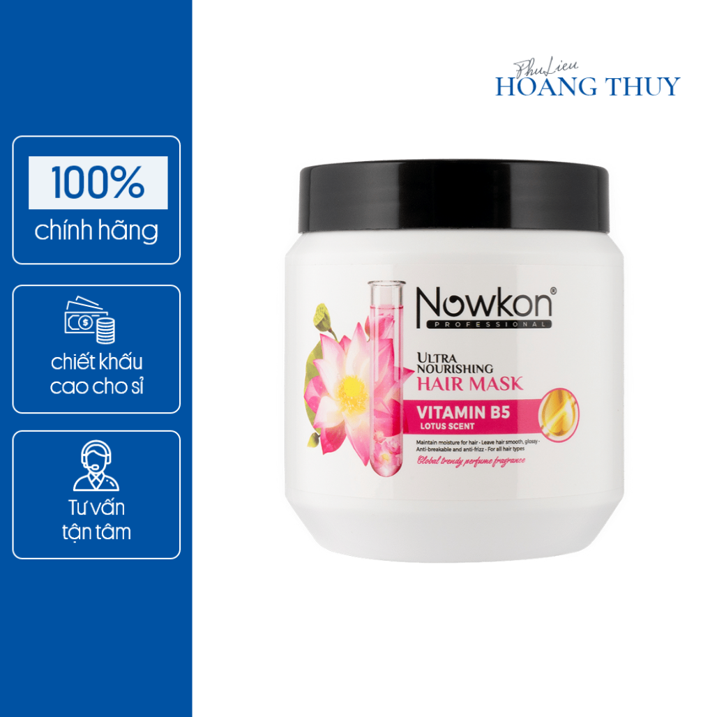 Mặt nạ tóc siêu dưỡng nowkon - hương hoa sen