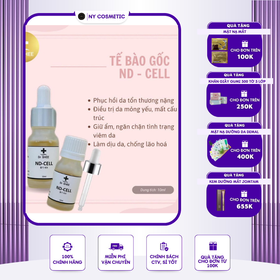 Tế bào gốc phục hồi NDCELL Dr.Shee