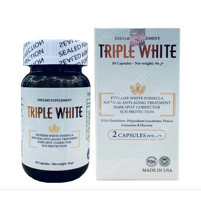 Viên uống Triple white, Viên uống Glutathione 1200 mg
