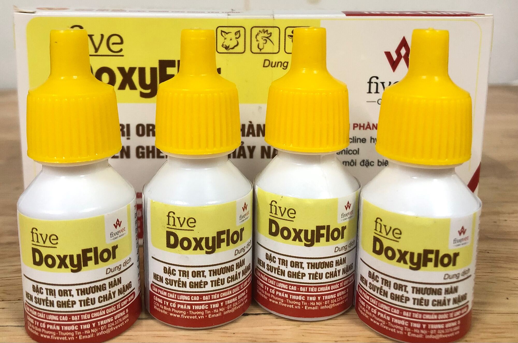  "Hoàn tiền đến 10%" Thuốc gà đá Flordoxy 10ml Trị viêm phổi khò khè hen khẹc sổ mũi viêm ruột tiêu chảy Thú y Trường Thịnh 