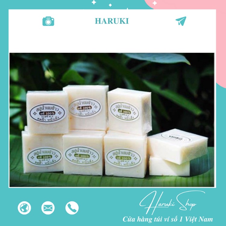 [Hàng loại 1] Xà Phòng Cám Gạo Thái Lan - HARUKI Shop