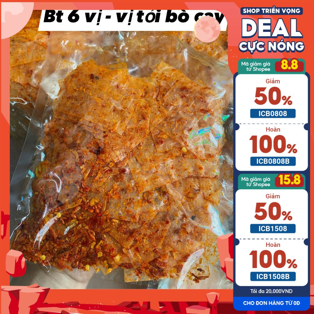 Bánh tráng trộn 6 vị thơm ngon bánh tráng 6 vị gà bò sate phomai cay - 14020059