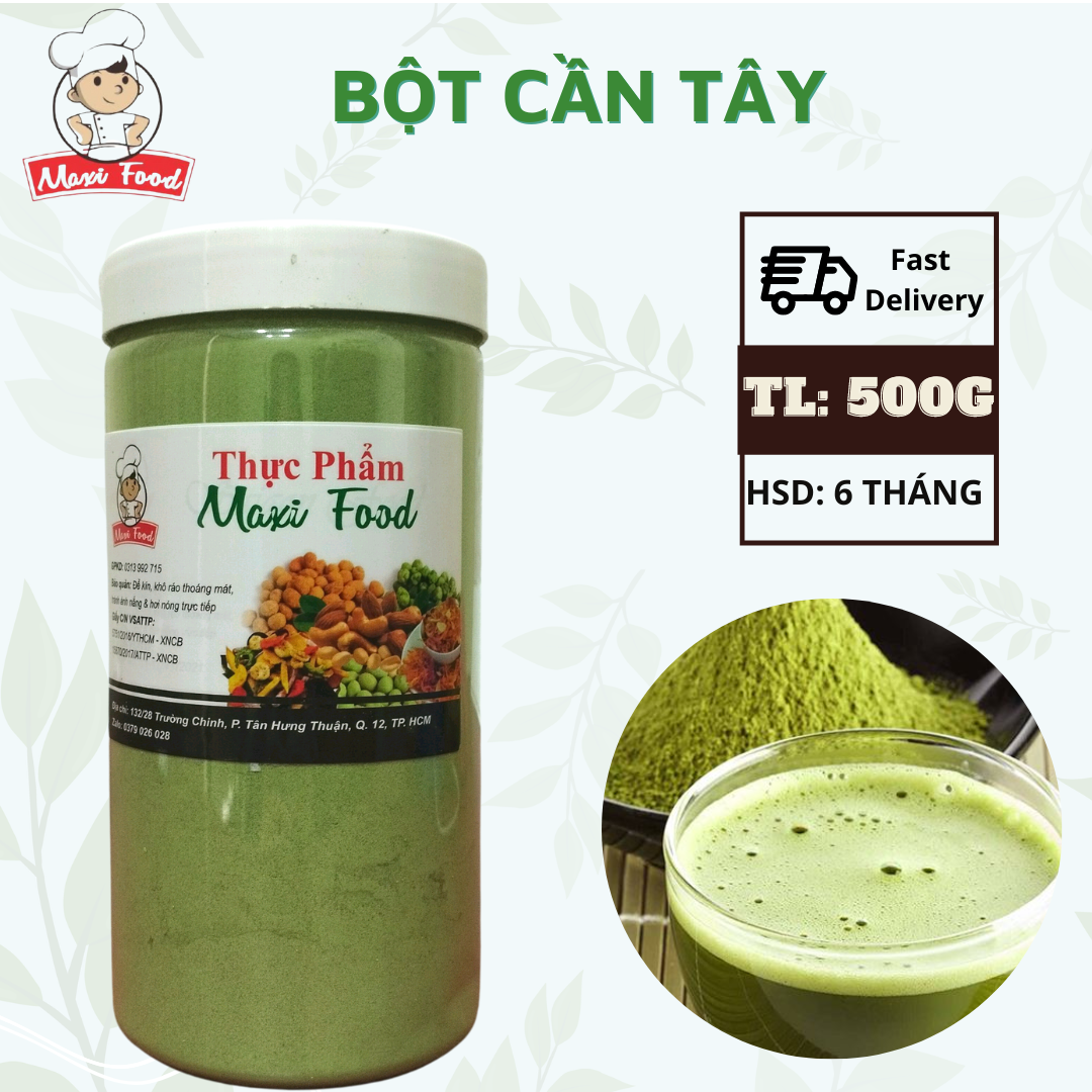 250g/500g bột cần tây sấy lạnh nguyên chất - maxifood