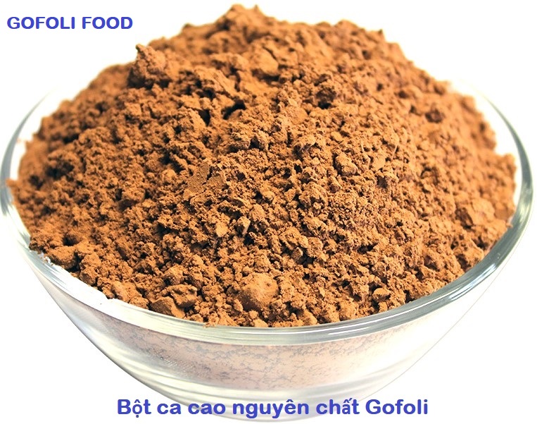 Bột ca cao Gofoli nguyên chất loại 1, không đường, cacao Đăk Lăk 500g/ Cacao powder, pure, class 1, no sugar added, premium quality