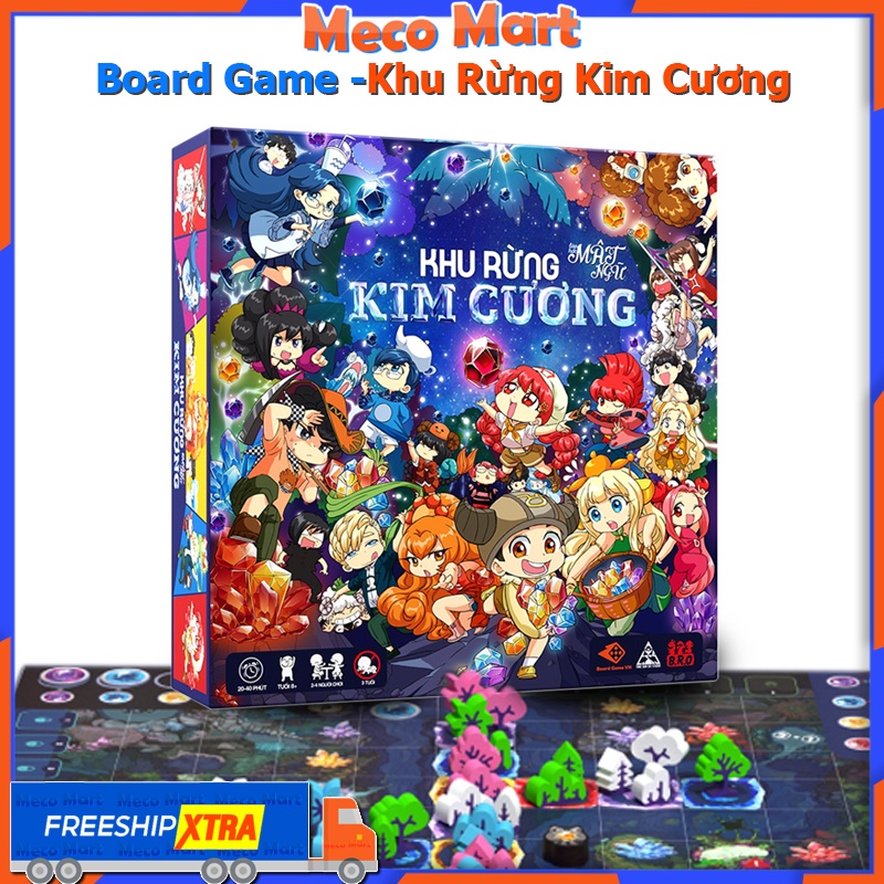 Boardgame lớp học mật ngữ - khu rừng kim cương