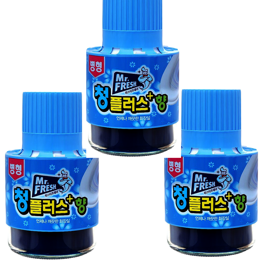 Bộ 3 chai thả bồn cầu khử mùi toilet mr.fresh 180g/chai pns355