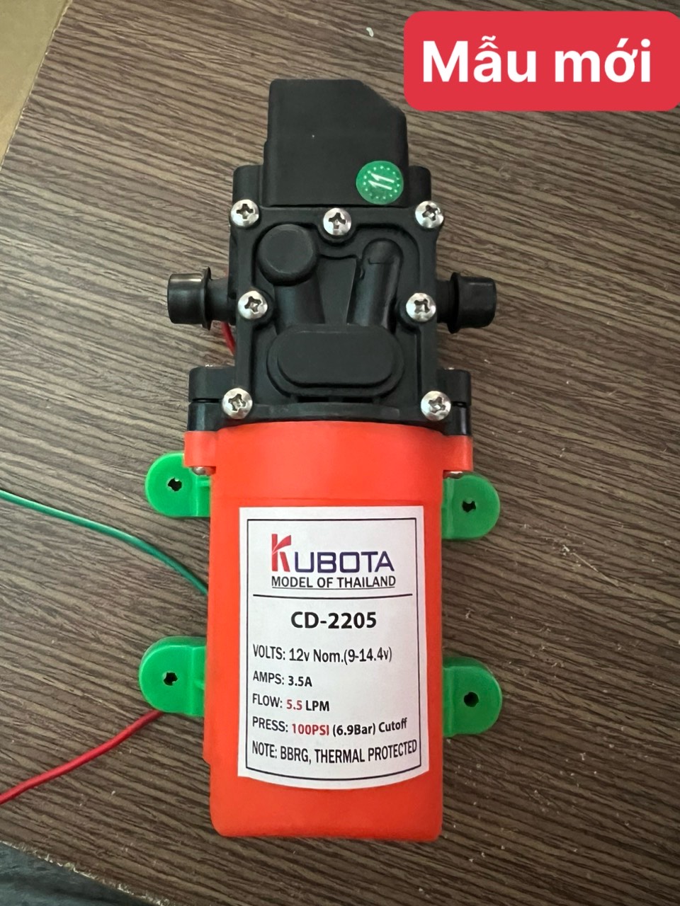 Bộ bơm phun sương Kubota 10 béc 15m sử dụng bơm kubota nguồn 12V5A 10 béc đồng 1m dây hút lọc rác và phụ kiện khớp nối