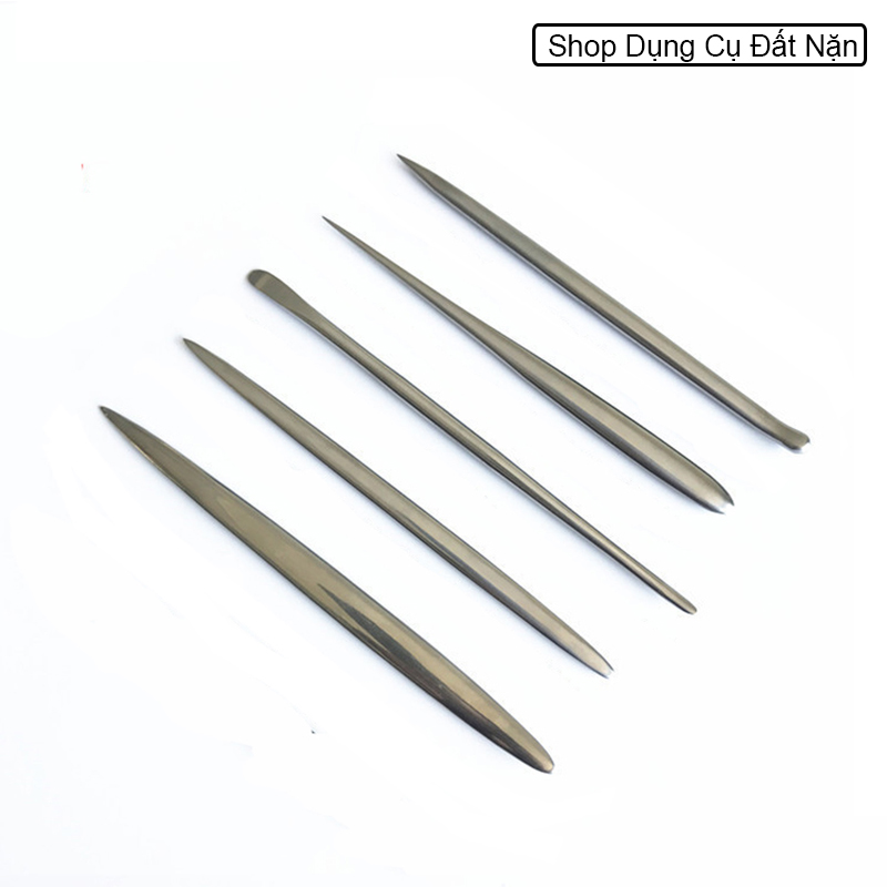 Dụng cụ điêu khắc đất sét, nặn hoa chuyên nghiệp thép không rỉ