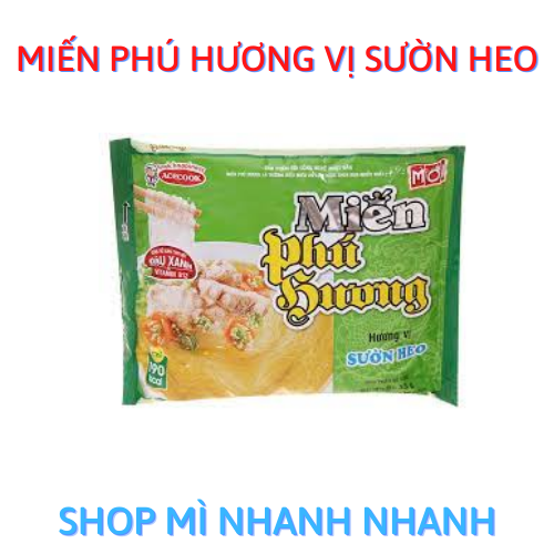 (Free ship)Combo 10 gói miến Phú Hương vị sườn heo 55gr*5