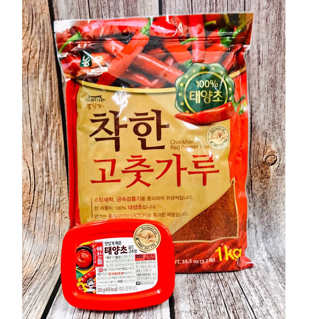 ỚT BỘT HÀN QUỐC NONGWOO LOẠI VẢY 500G