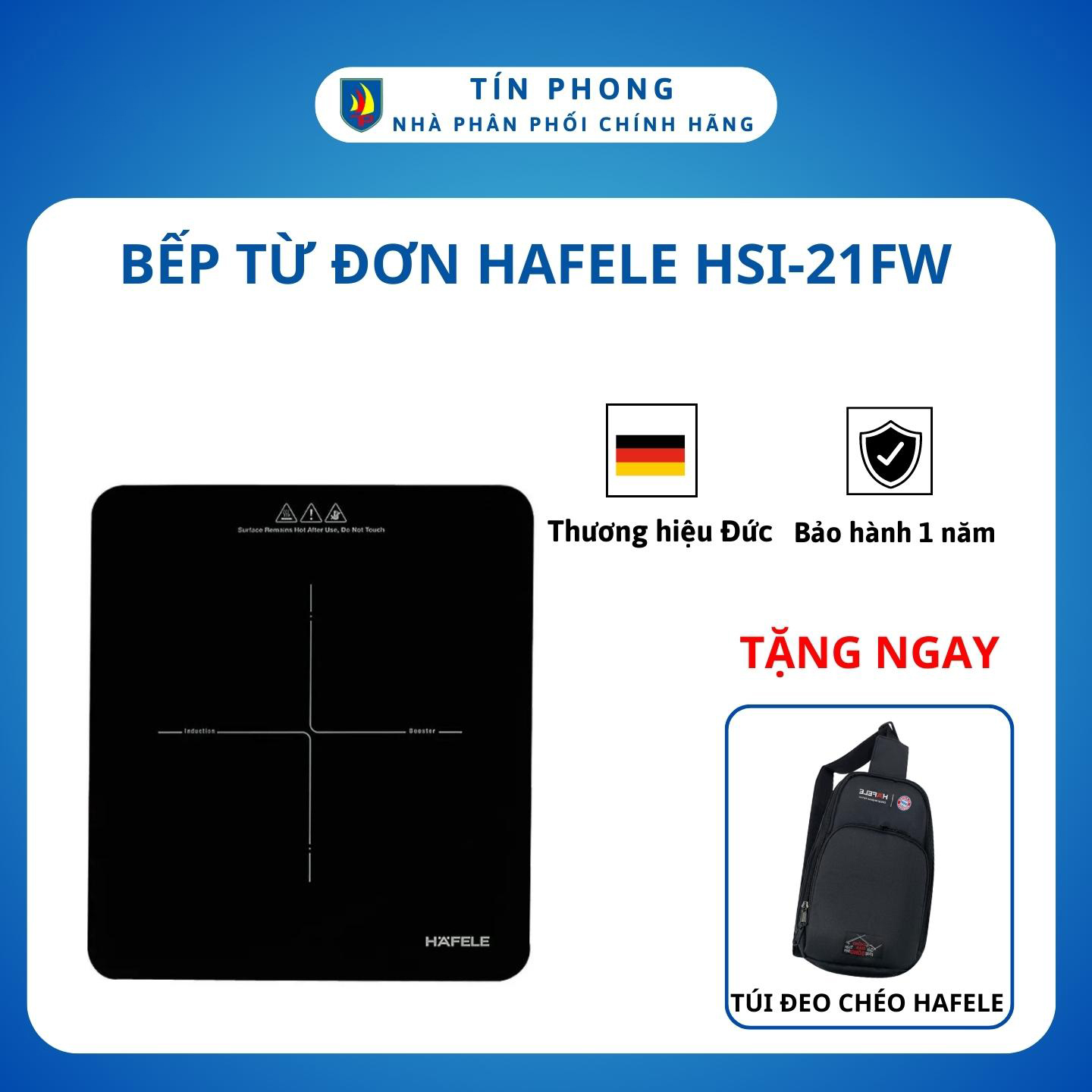 Bếp điện từ đơn hafele hsi-21fw - chế độ gia nhiệt nhanh - hỗ trợ hẹn giờ lên đến 99 phút - giao hỏa tốc hcm 2h