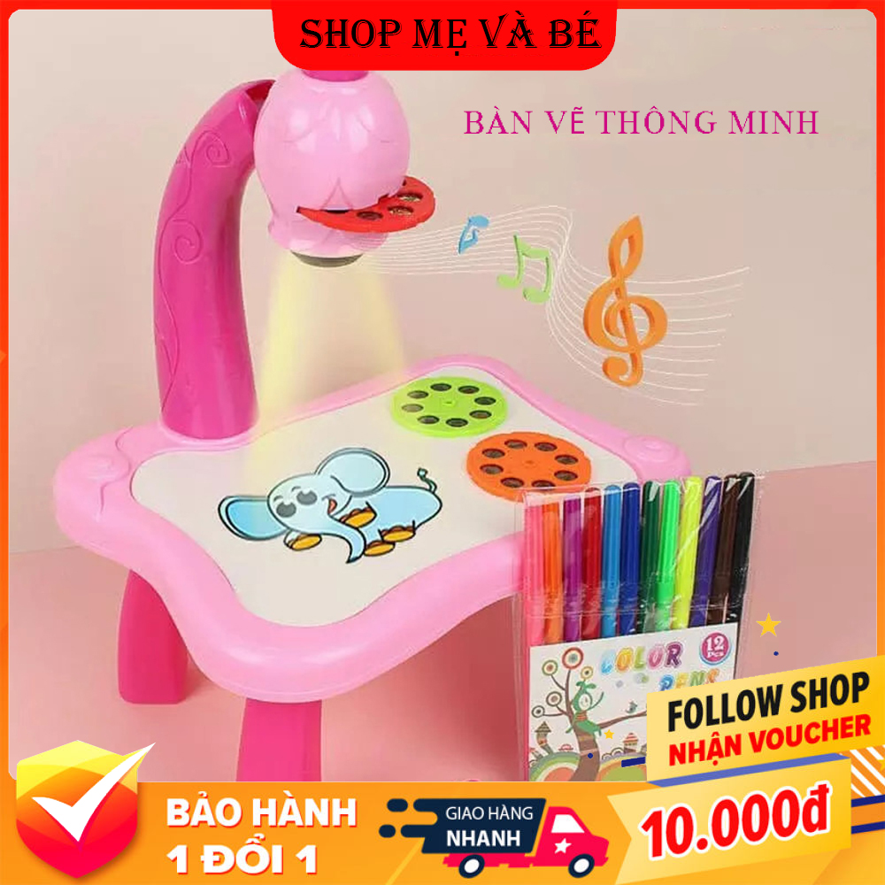 Bàn Vẽ Máy Chiếu Có Hình Ảnh Đồ Vật Cho Bé Vẽ Theo, Giúp Bé Tránh Xa Điện Thoại, Nhanh Nhẹn Và Thông Minh