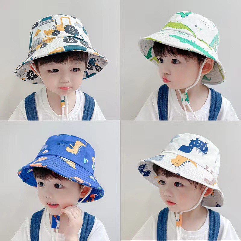 Nón tai bèo/ mũ Bucket/ Mũ vành cho bé trai bé gái từ 0-3 tuổi