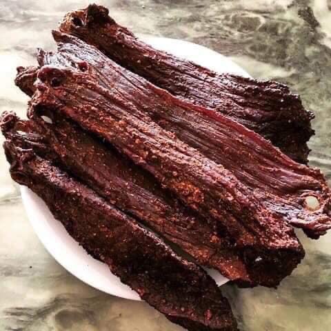 Thịt Trâu Gác Bếp Mường Then - Sơn La thơm mùi hạt dổi , mắc khén 500Gr, Tặng chẩm chéo