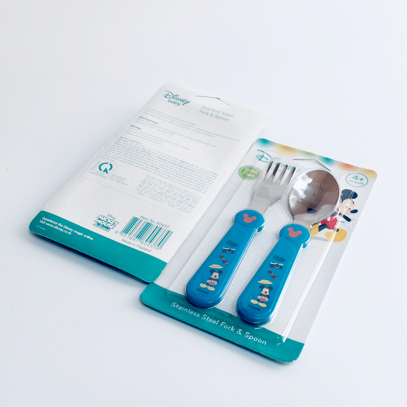 Bộ thìa dĩa inox Disney