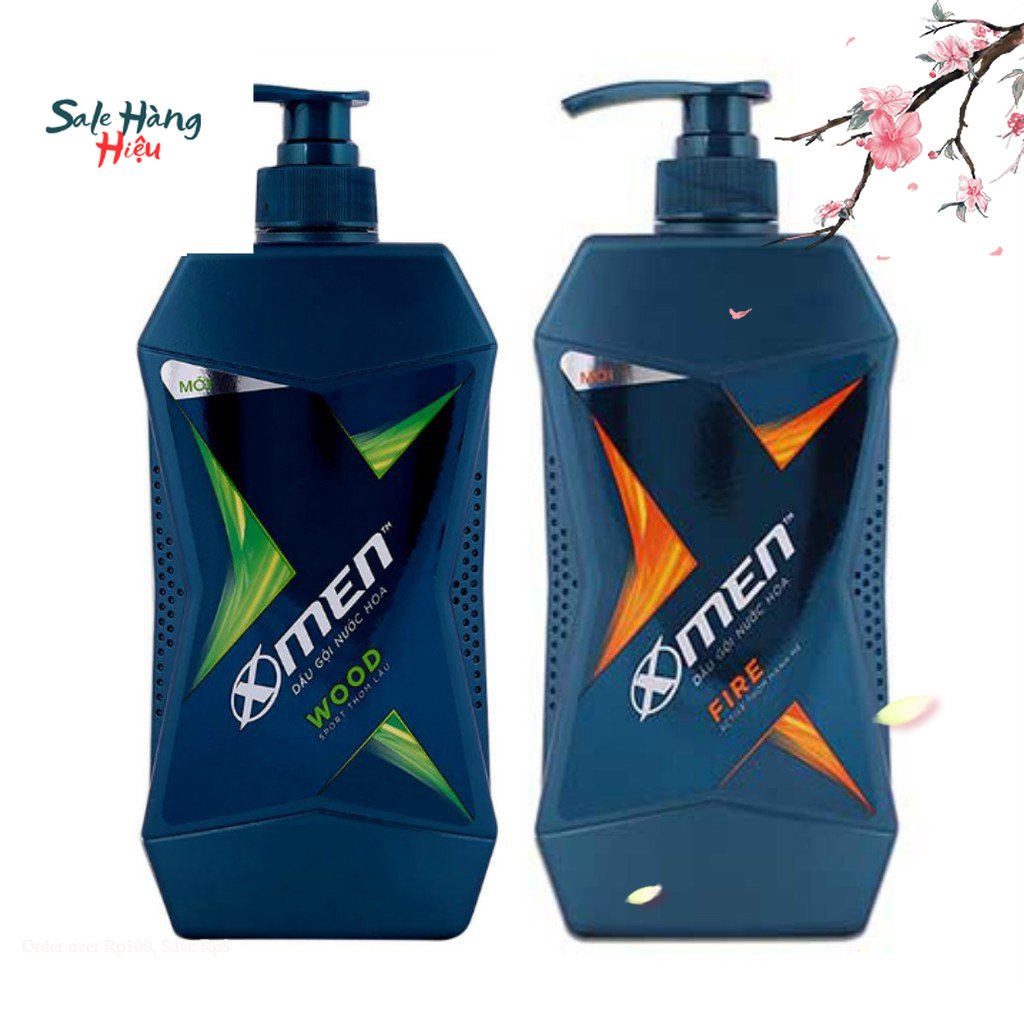 Dầu Gội XMen Fire/Wood 650gr - Nước Hoa Thơm Mạnh Mẽ-DÀNH CHO PHÁI MẠNH