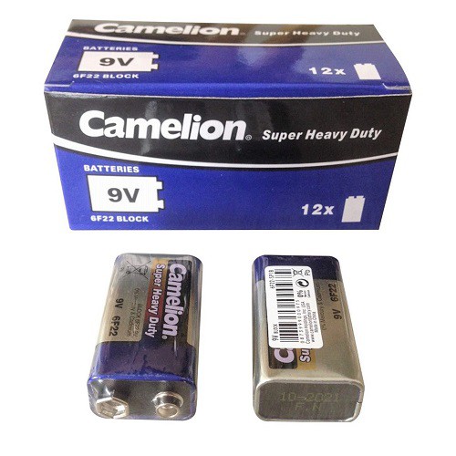 Pin vuông 9V Camelion chính hãng hộp 12 viên