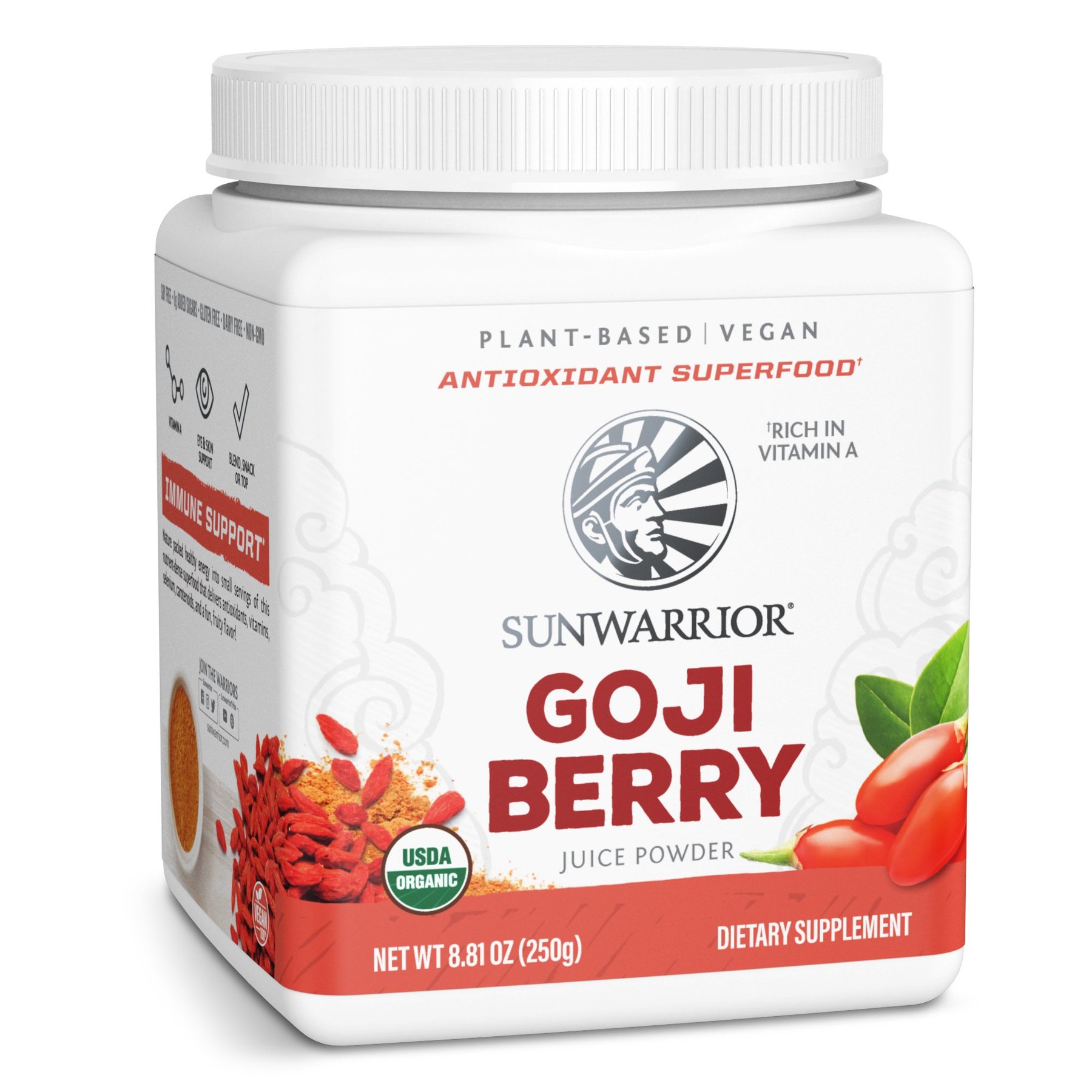 Hoàn Tiền 15%HCMBột nước ép kỳ tử hữu cơ Sunwarrior Organic Goji Berry