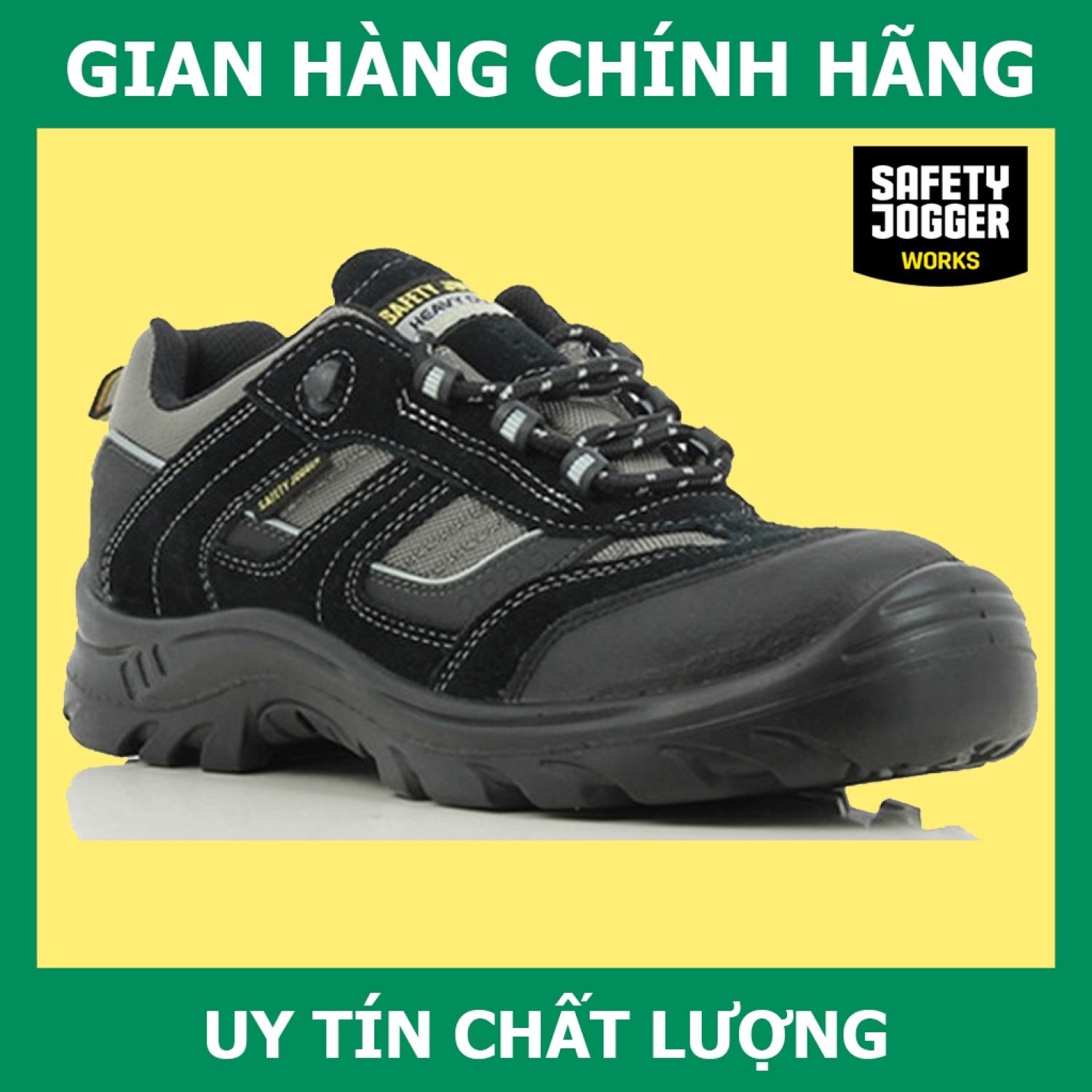 Giày Bảo Hộ Safety Jogger Jumper Chống Tĩnh Điện, Chống Đâm Xuyên, Chống Va Đập, Chống Trơn Trượt
