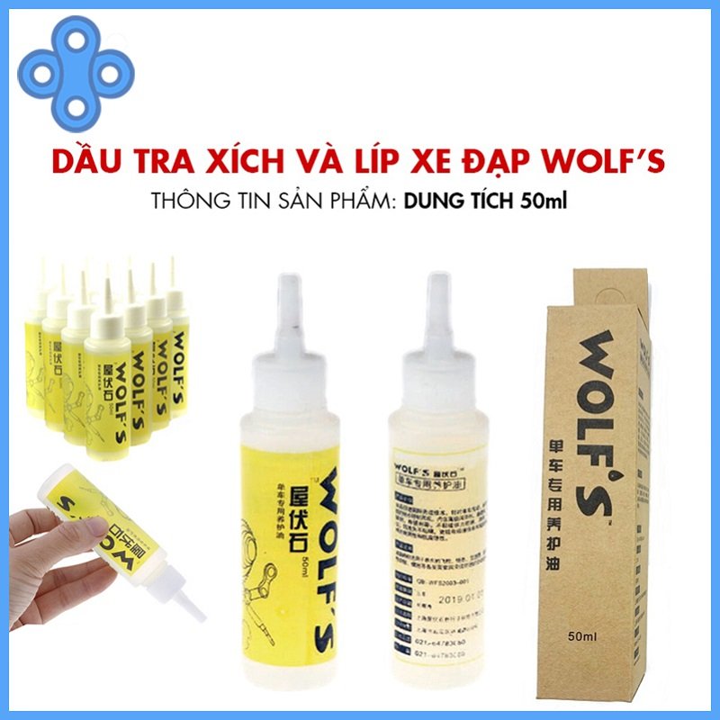 Dầu tra xích xe đạp wolf's