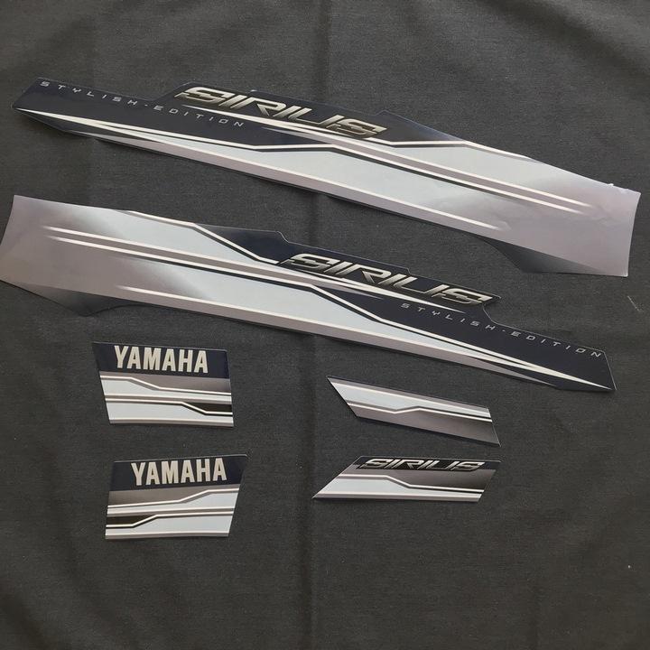 [HCM][BAO ĐỔI TRẢ] BỘ TEM 3 LỚP MẪU ZIN CAO CẤP CHO XE MÁY YAMAHA SIRIUS ĐỜI 2018 ( MÀU ĐEN XÁM TRẮNG )